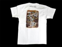 [渡りの温泉地オリジナルTシャツ(白)+クリアファイル2種+コースター2種]セット